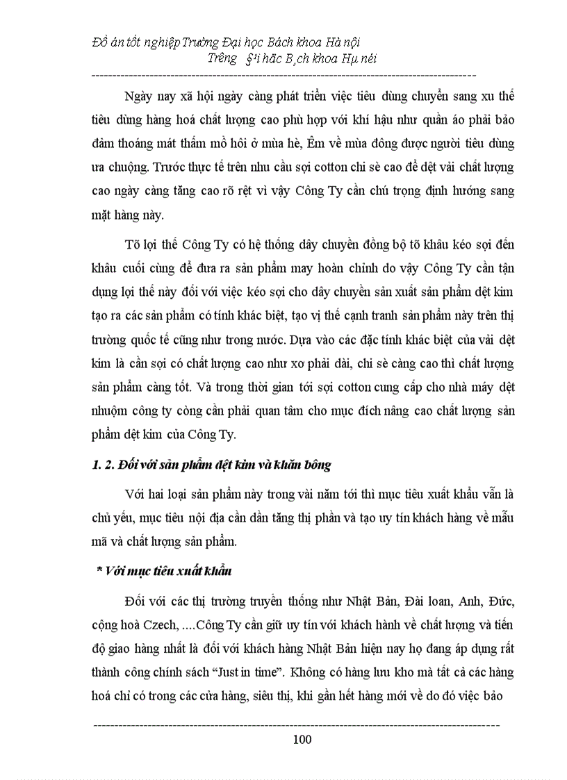 image for page Đẩy mạnh công tác tiêu thụ sản phẩm ở công ty Dệt May Hà Nội