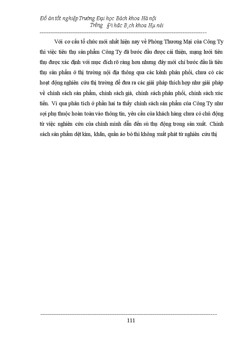 image for page Đẩy mạnh công tác tiêu thụ sản phẩm ở công ty Dệt May Hà Nội