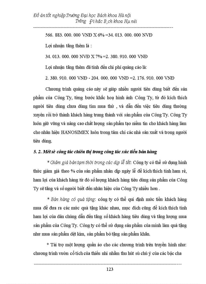 image for page Đẩy mạnh công tác tiêu thụ sản phẩm ở công ty Dệt May Hà Nội