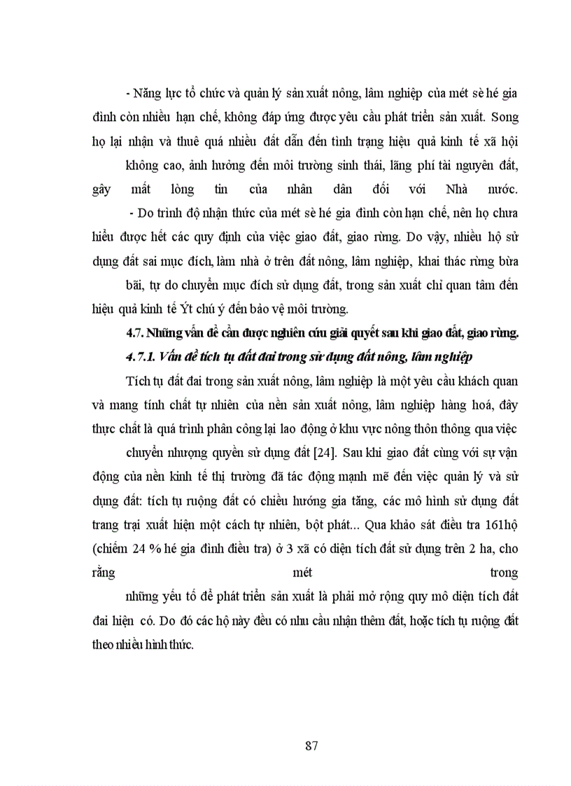 image for page Đánh giá tác động của chính sách giao đất, giao rừng đến hiệu quả sử dụng đất của nông hộ trên địa bàn huyện Nghĩa Đàn - Tỉnh Nghệ An