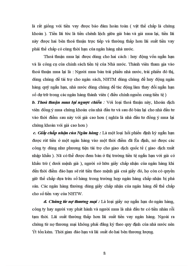 image for page Một số vấn đề cơ bản về công cụ của thị trường tài chính