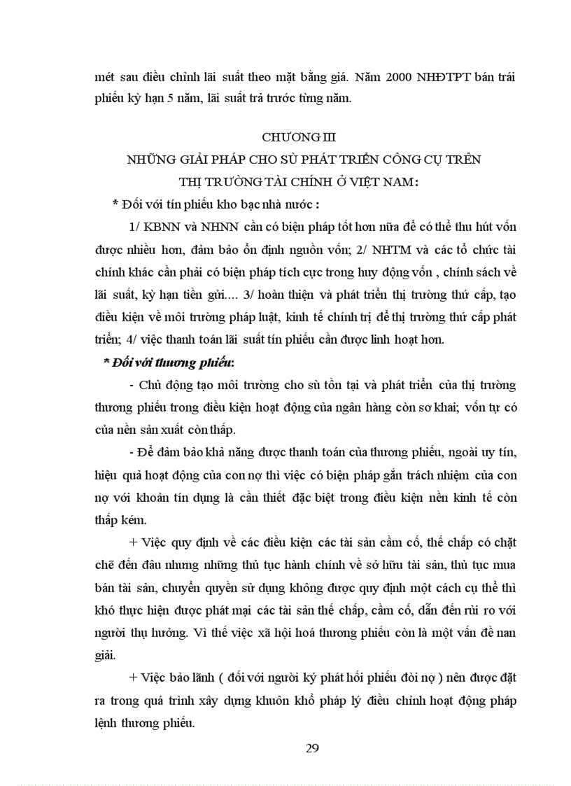 image for page Một số vấn đề cơ bản về công cụ của thị trường tài chính