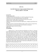 Đề cương: nguyên nhân suy thoái kinh tế Nhật Bản trong những năm 1990