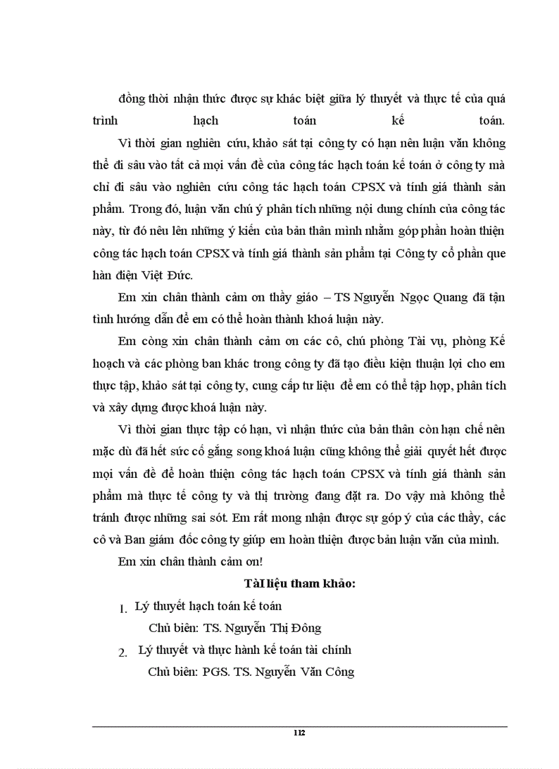 image for page Hoàn thiện hạch toán chi phí sản xuất và tính giá thành sản phẩm tại Công ty cổ phần que hàn điện Việt Đức