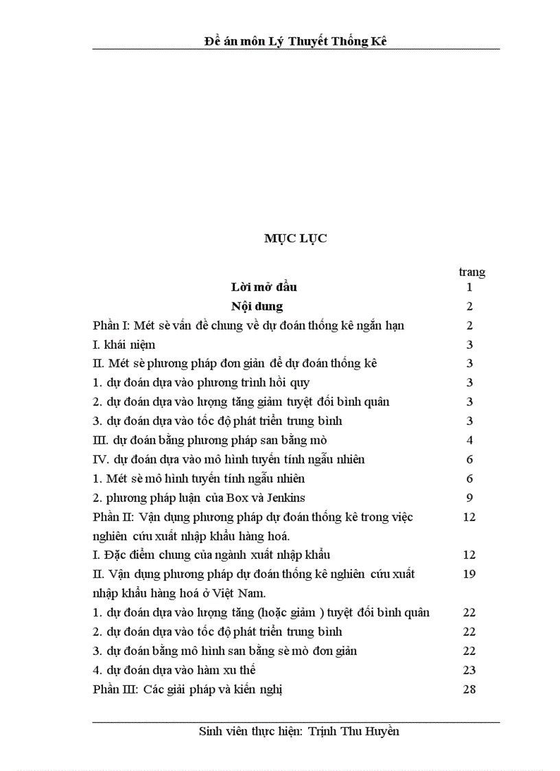 image for page Vận dụng một số phương pháp dự đoán thống kê để nghiên cứu xuất nhập khẩu hàng hoá