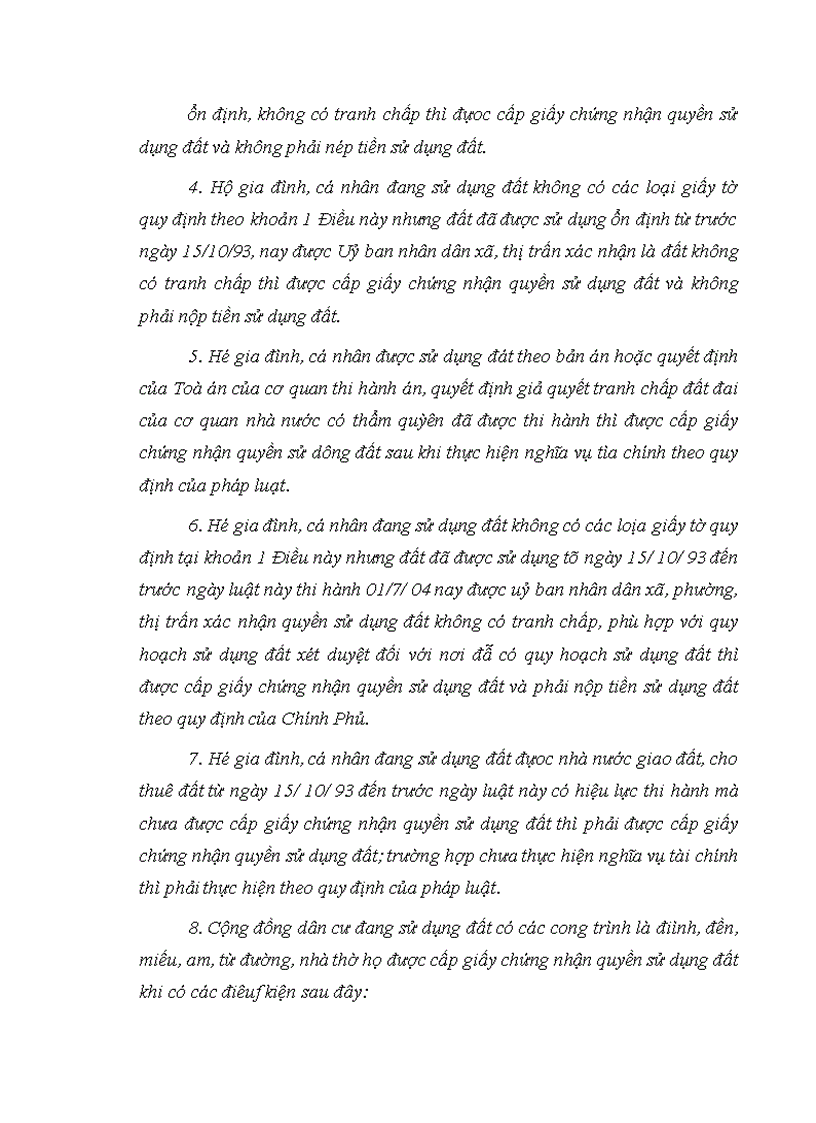 image for page Cơ sở khoa khọc của việc cấp giấychứng nhận quyền sử dụng đất cho hộ gia đình cá nhân đang sử dụng đất