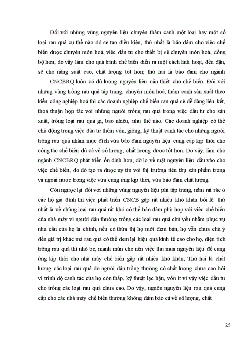 image for page Các nhân tố ảnh hưởng đến phát triển ngành công nghiệp chế biến rau quả