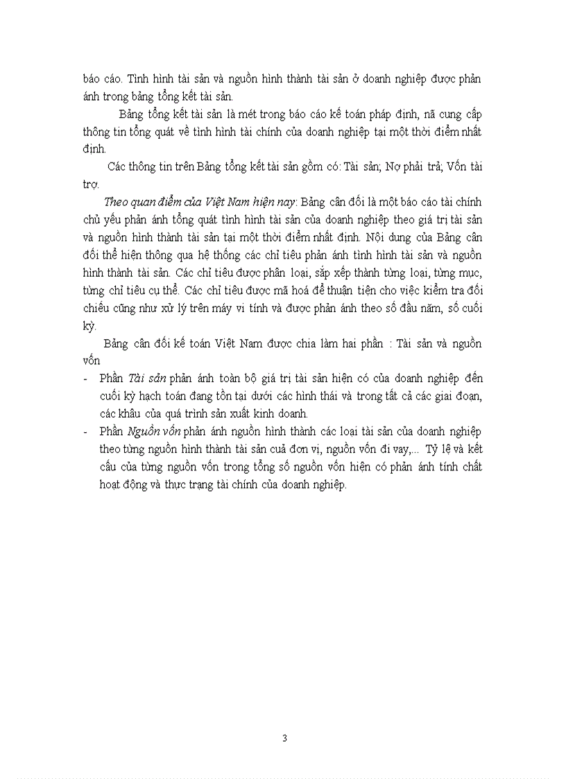 image for page Tổng quan về Bảng cân đối kế toán.