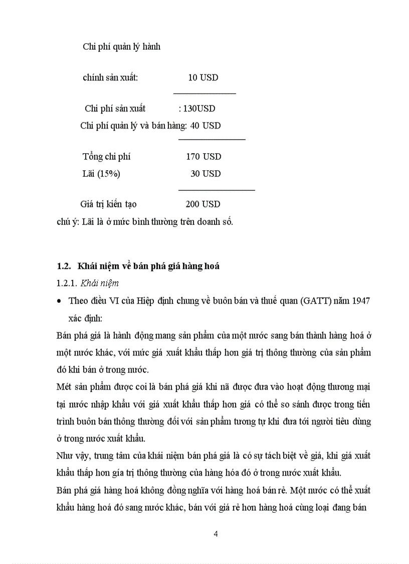 image for page Một số kiến nghị giải quyết tình trạng bán phá giá ở Việt Nam