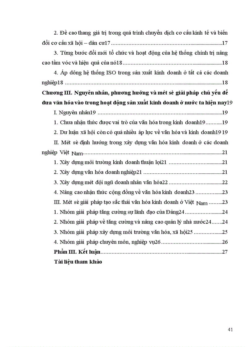 image for page Nguyên nhân, phương hướng và một số giải pháp chủ yếu để đưa văn hoá vào trong hoạt động sản xuất kinh doanh ở nước ta hiện nay