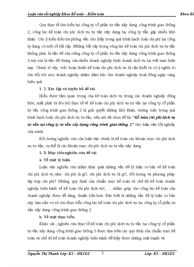 image for page Kế toán chi phí dịch vụ tư vấn tại công ty tư vấn xây dựng công trình giao thông