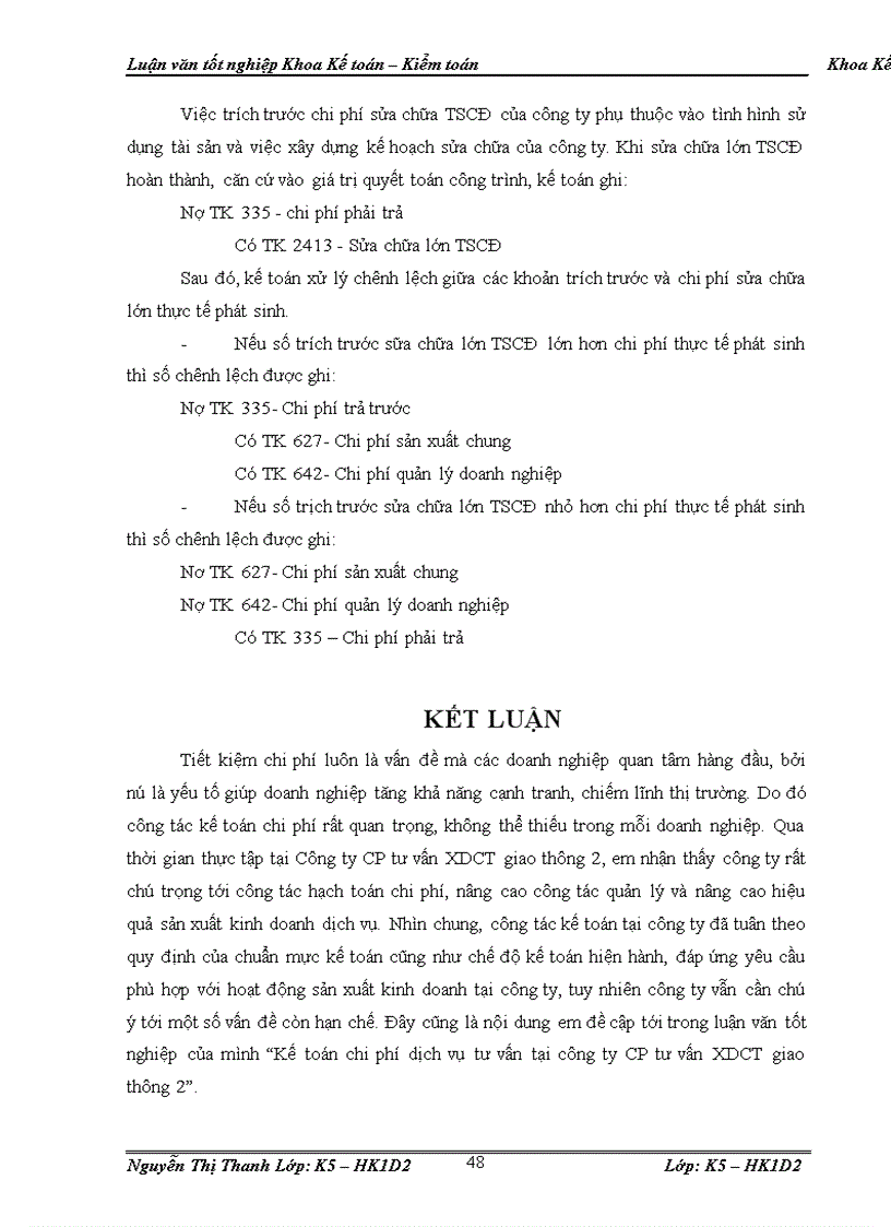image for page Kế toán chi phí dịch vụ tư vấn tại công ty tư vấn xây dựng công trình giao thông
