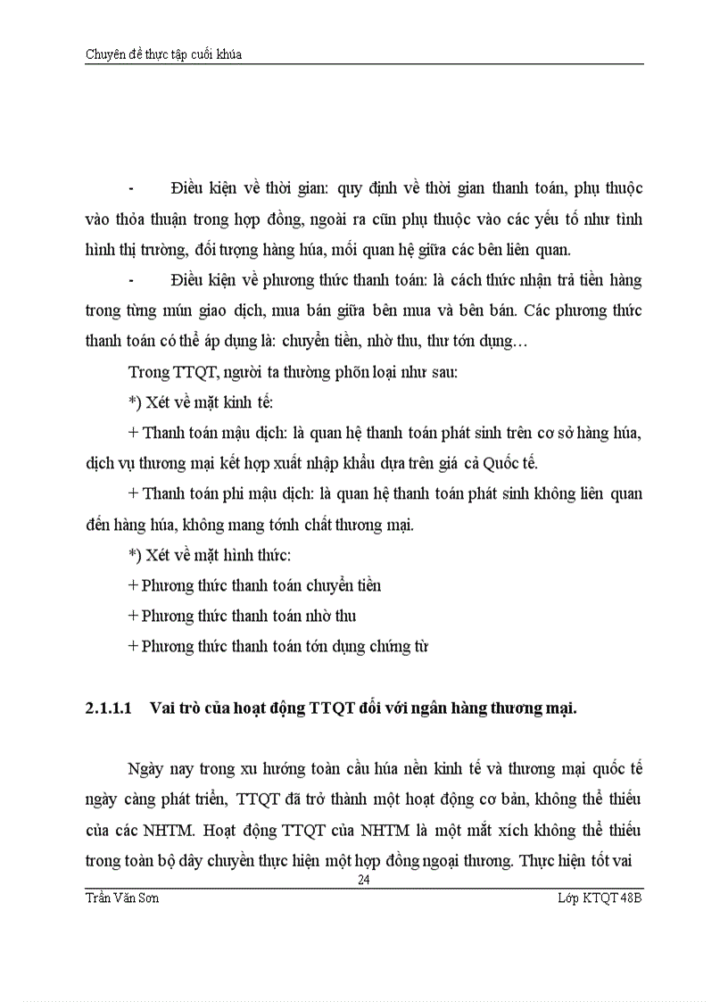 image for page Hoàn thiện hoạt động thanh toán quốc tế của ngân hàng VIB Bank Hoàn Kiếm