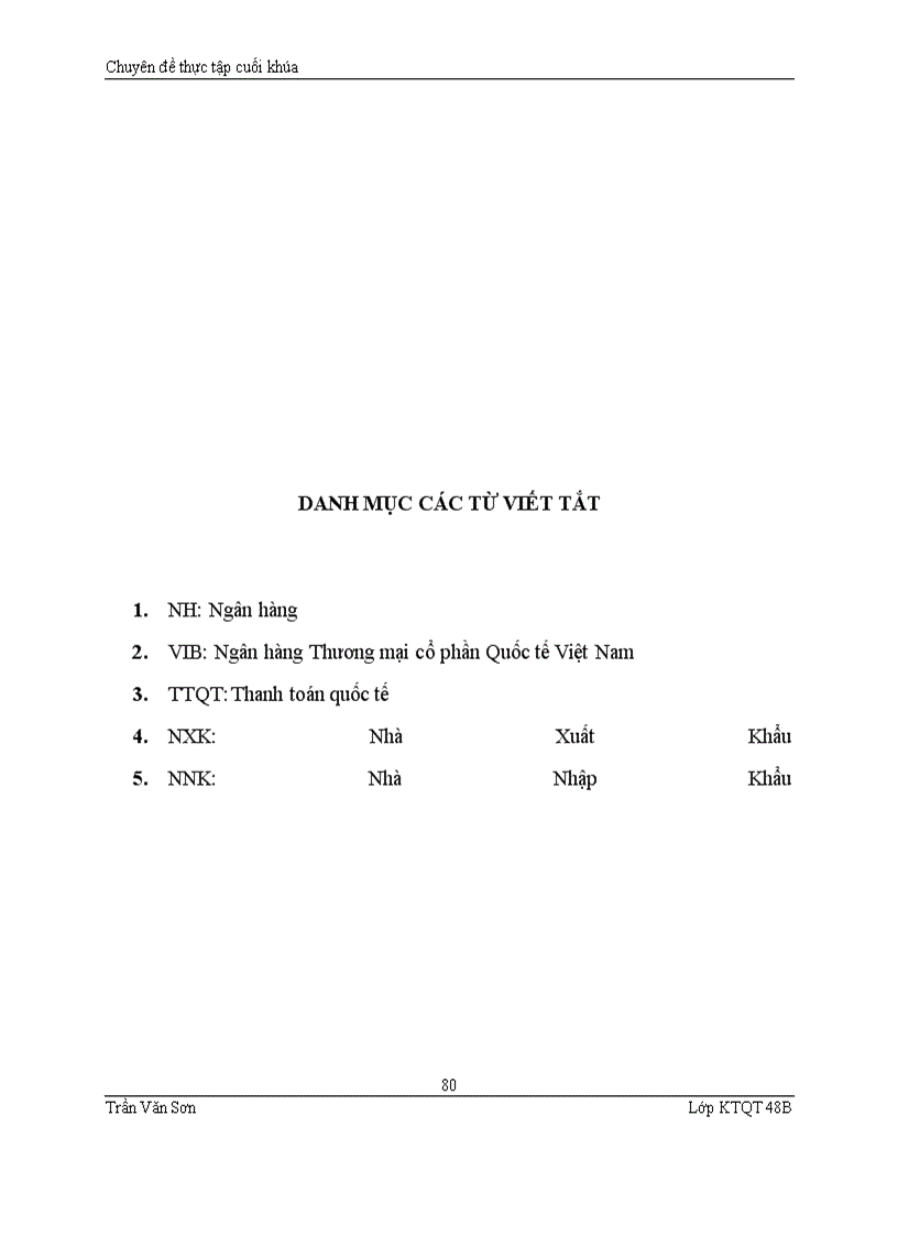 image for page Hoàn thiện hoạt động thanh toán quốc tế của ngân hàng VIB Bank Hoàn Kiếm