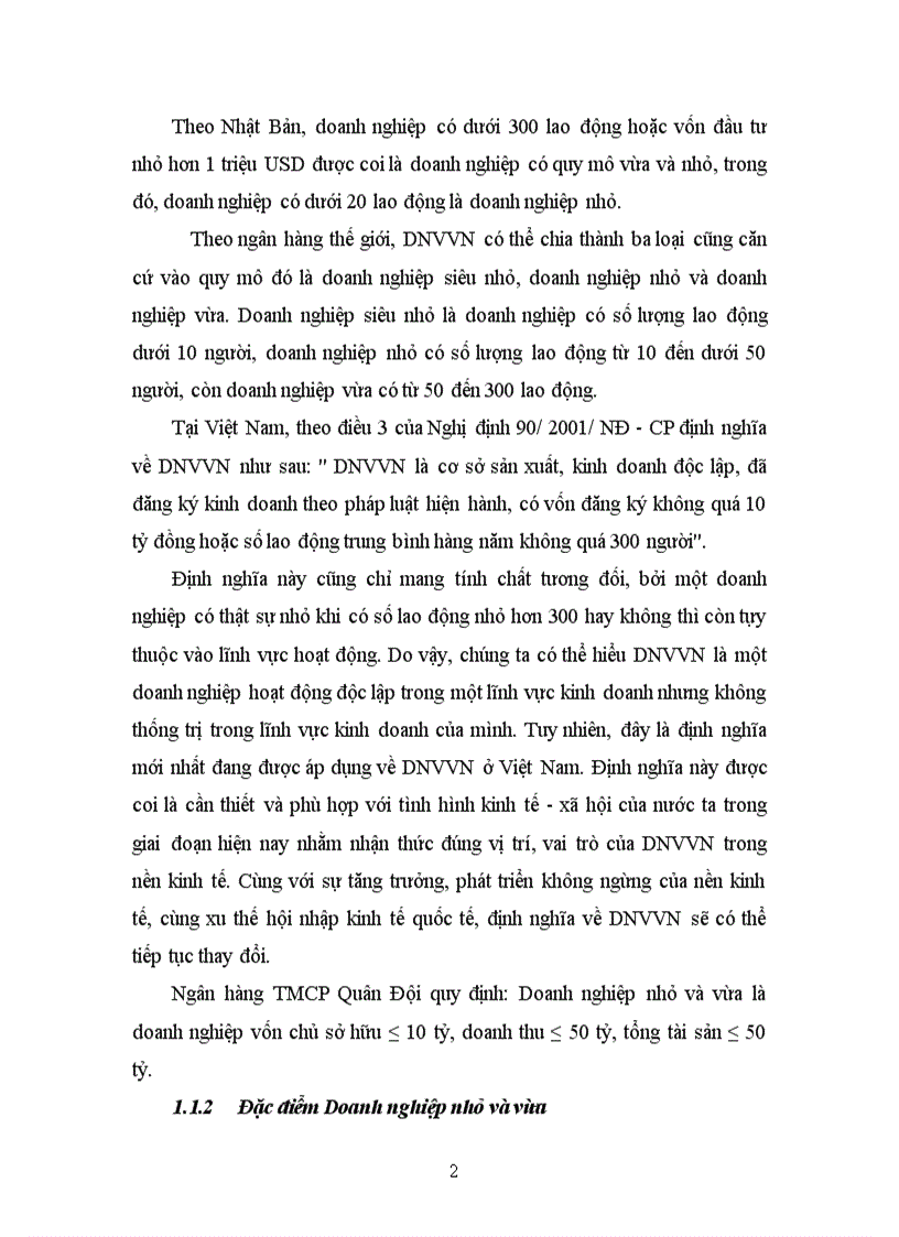 image for page Một số giải pháp và kiến nghị nhằm phát triển hoạt động tín dụng đối với các DNVVN tại ngân hàng thương mại cổ phần quân đội – phòng giao dịch Đống Đa