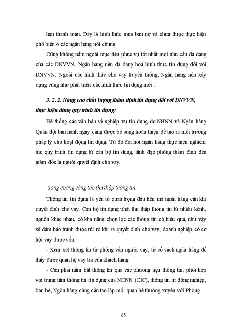 image for page Một số giải pháp và kiến nghị nhằm phát triển hoạt động tín dụng đối với các DNVVN tại ngân hàng thương mại cổ phần quân đội – phòng giao dịch Đống Đa