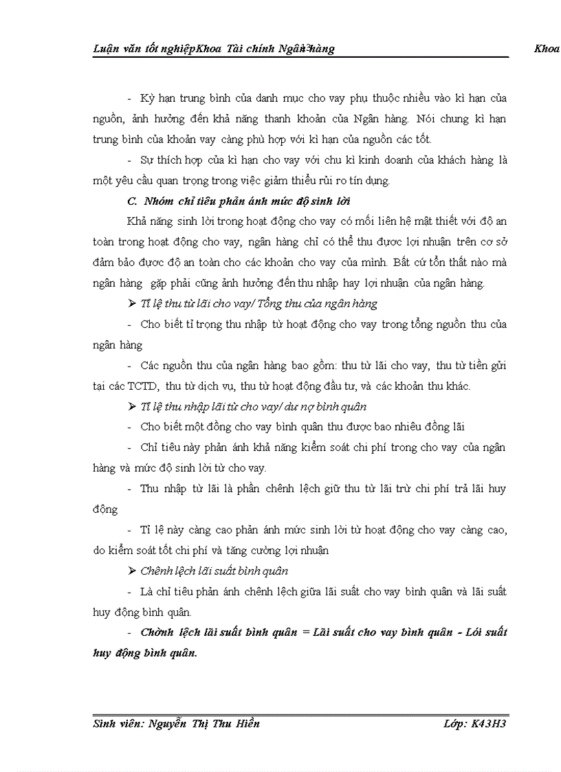 image for page Hiệu quả hoạt động cho vay tại Ngân hàng thương mại cổ phần Ngoại thương Việt Nam chi nhánh TháiBình