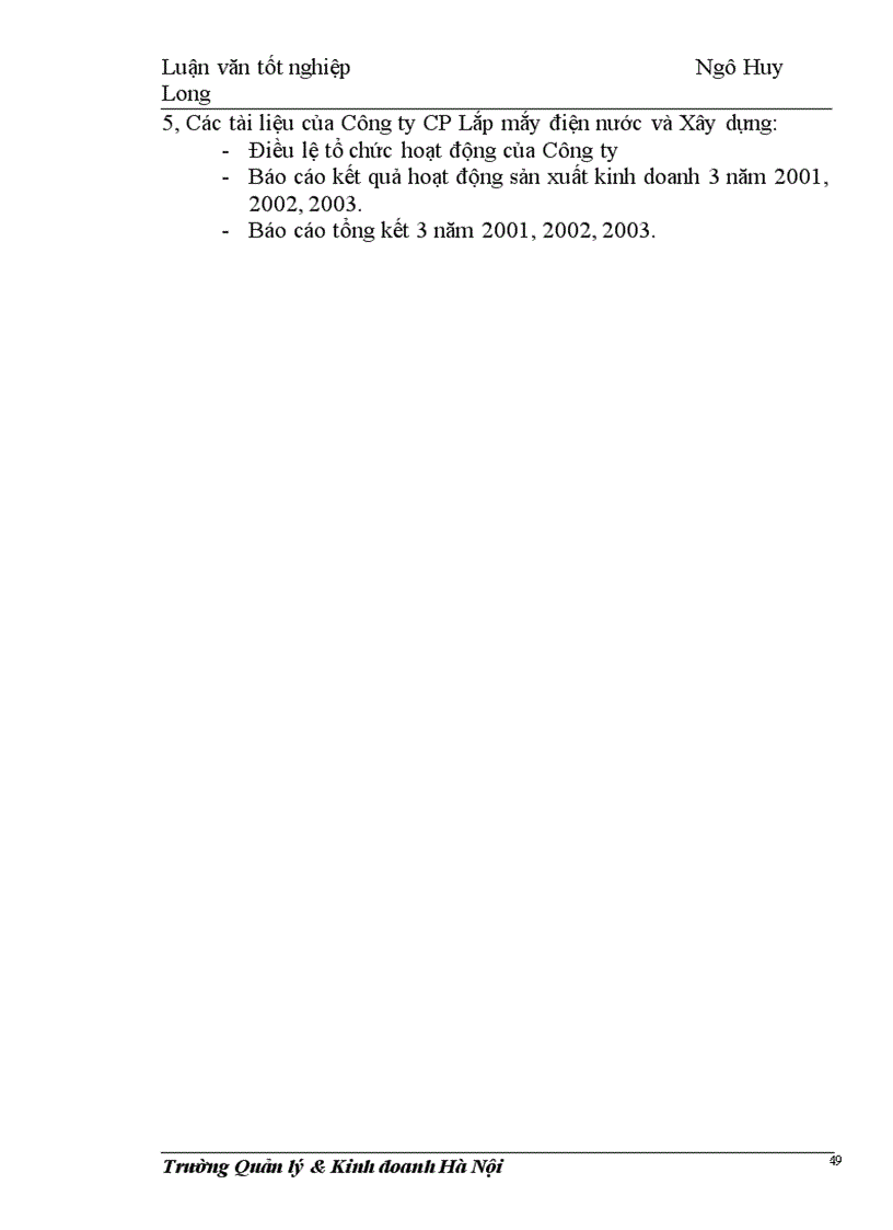 image for page Một số giải pháp nâng cao hiệu quả hoạt động sản xuất kinh doanh của Công ty CP Lắp mắy điện nước và Xây dựng