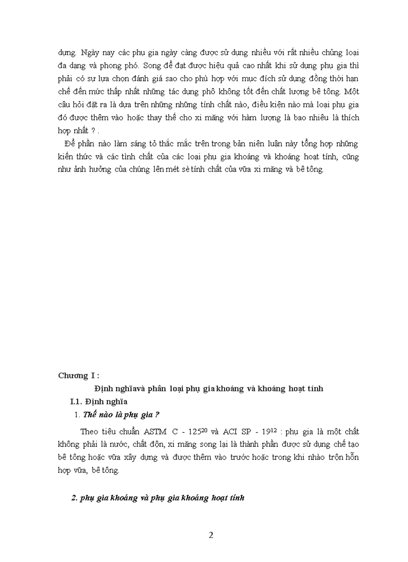 image for page Ảnh hưởng của phụ gia khoáng lên tính năng cơ lý của vữa và bê tông