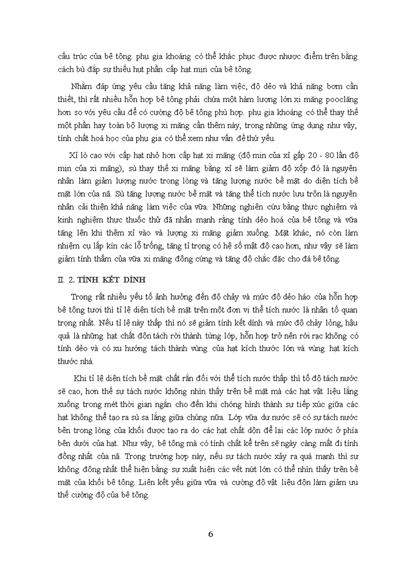 image for page Ảnh hưởng của phụ gia khoáng lên tính năng cơ lý của vữa và bê tông