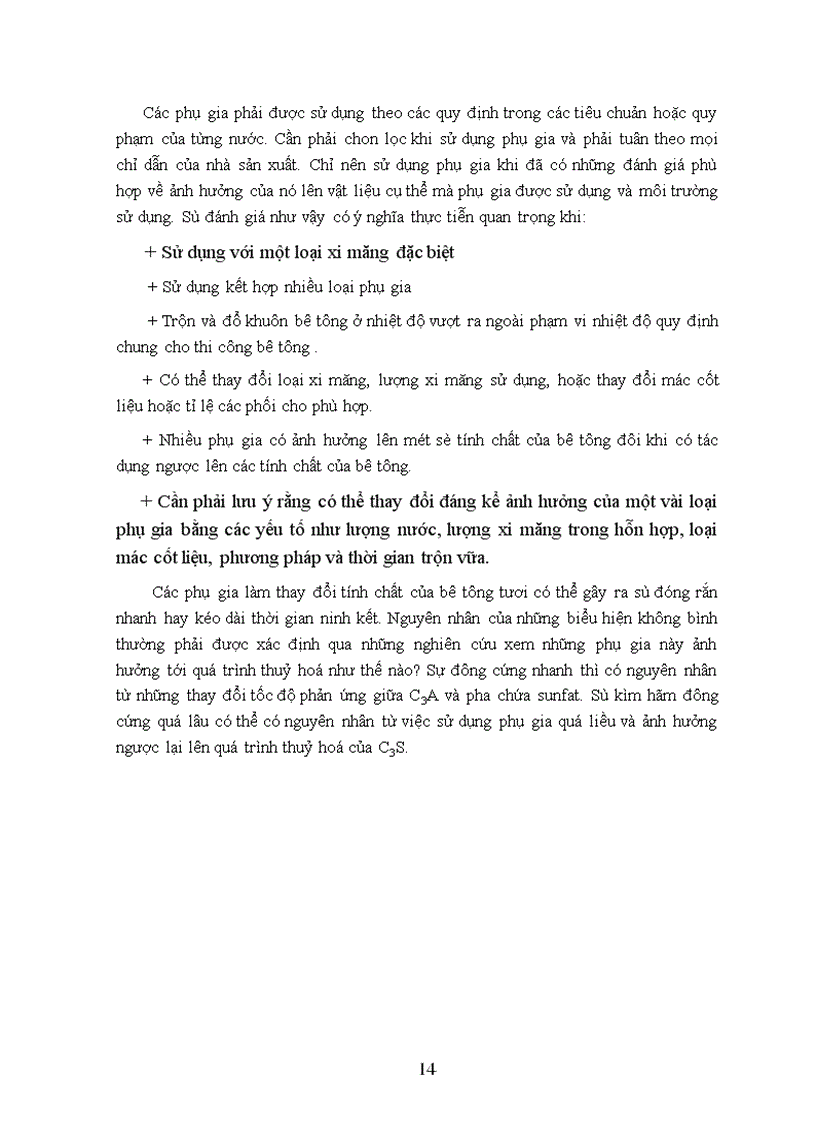 image for page Ảnh hưởng của phụ gia khoáng lên tính năng cơ lý của vữa và bê tông