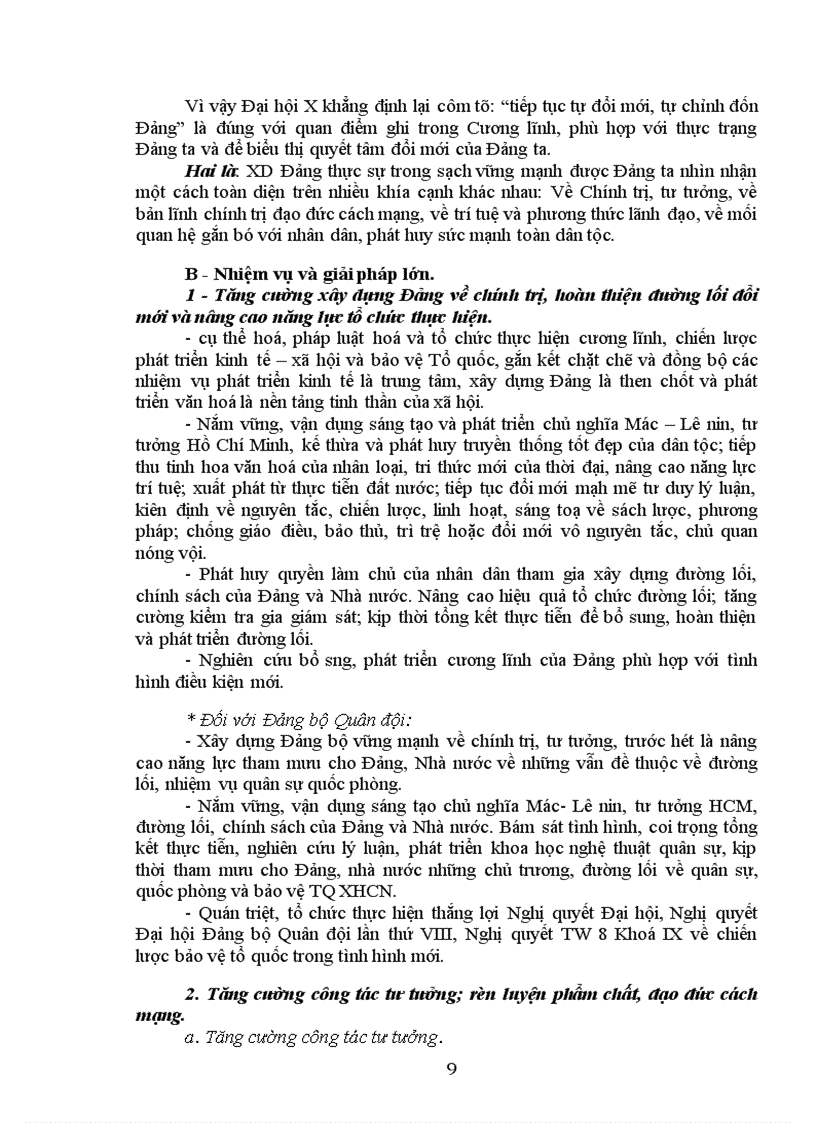 image for page Những vấn đề hết sức cơ bản về bản chất, thuộc tính của Đảng, nguyên lí, nguyên tắc xây dựng Đảng