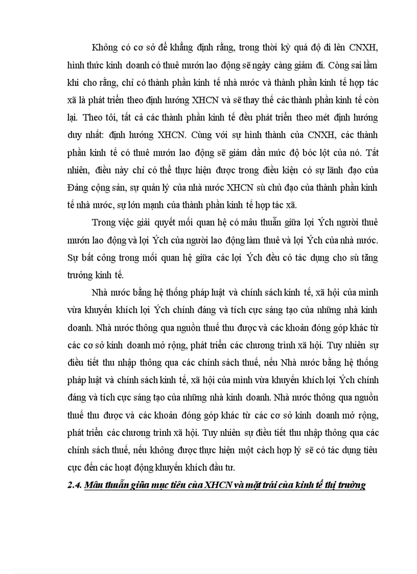 image for page Mâu thuẫn trong nền kinh tế thị trường định hướng XHCN ở nước ta hiện nay