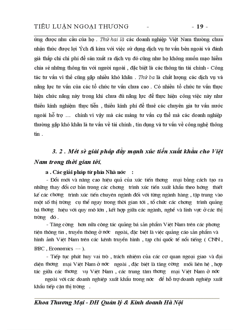 image for page Những vấn đề còn tồn tại và một số giải pháp đẩy mạnh xúc tiến xuất khẩu cho Việt Nam trong thời gian tới