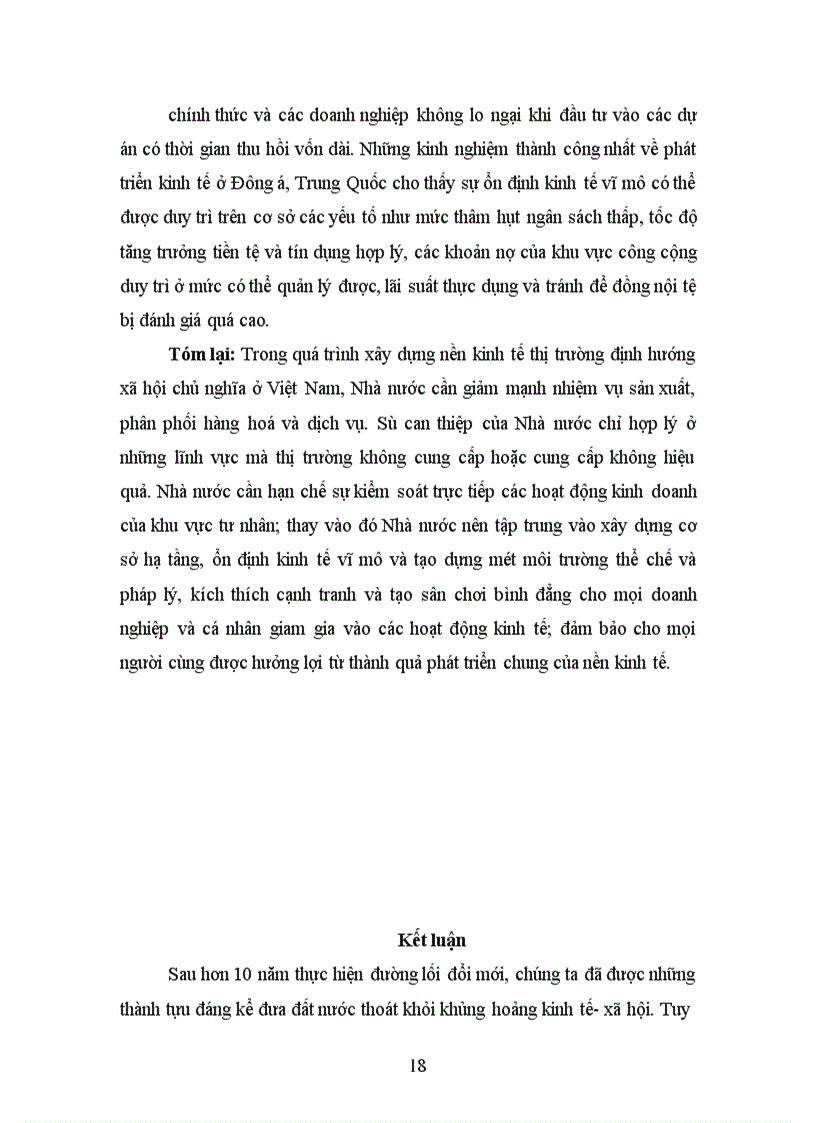 image for page Vai trò của Nhà nước với sự phát triển nền kinh tế thị trường định hướng xã hội chủ nghĩa ở Việt Nam