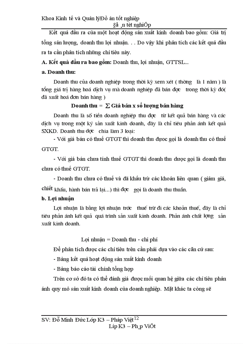 image for page Phân tích hiệu quả sản xuất kinh doanh và một số biện pháp nâng cao hiệu quả sản xuất của Nhà máy cơ khí Hồng Nam