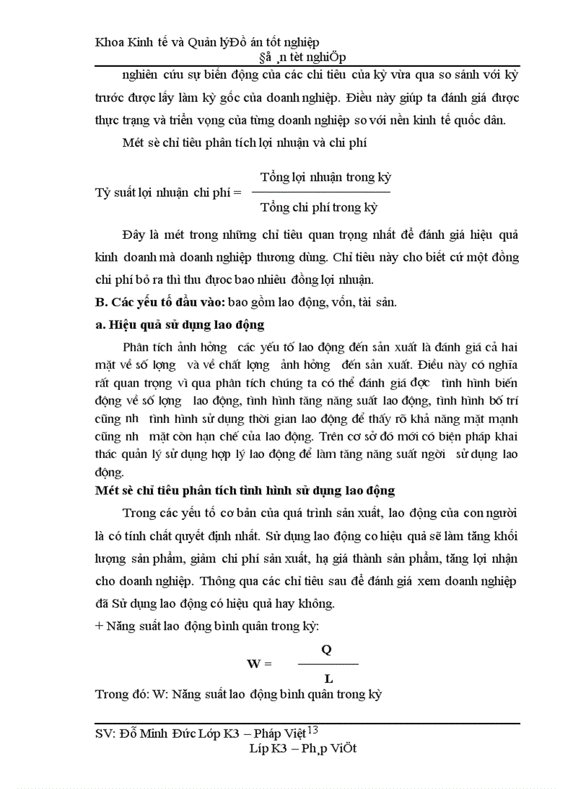 image for page Phân tích hiệu quả sản xuất kinh doanh và một số biện pháp nâng cao hiệu quả sản xuất của Nhà máy cơ khí Hồng Nam