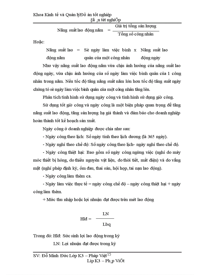 image for page Phân tích hiệu quả sản xuất kinh doanh và một số biện pháp nâng cao hiệu quả sản xuất của Nhà máy cơ khí Hồng Nam