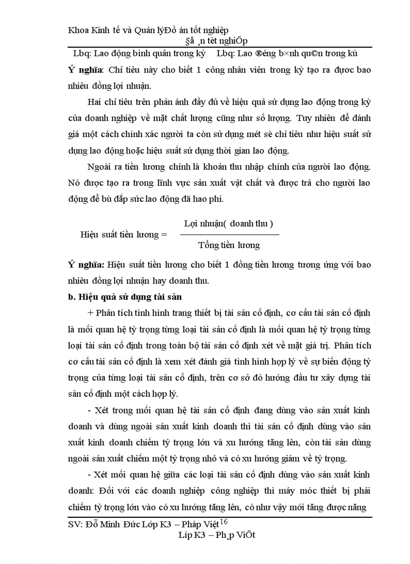 image for page Phân tích hiệu quả sản xuất kinh doanh và một số biện pháp nâng cao hiệu quả sản xuất của Nhà máy cơ khí Hồng Nam