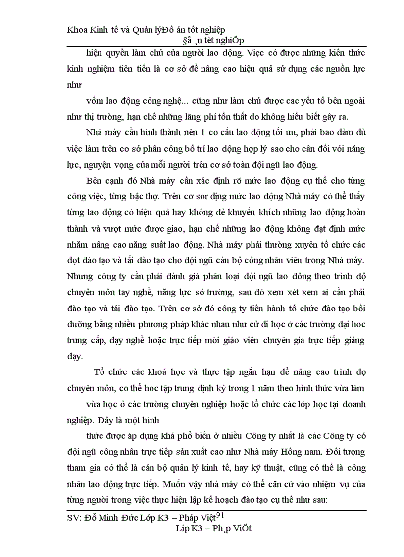 image for page Phân tích hiệu quả sản xuất kinh doanh và một số biện pháp nâng cao hiệu quả sản xuất của Nhà máy cơ khí Hồng Nam