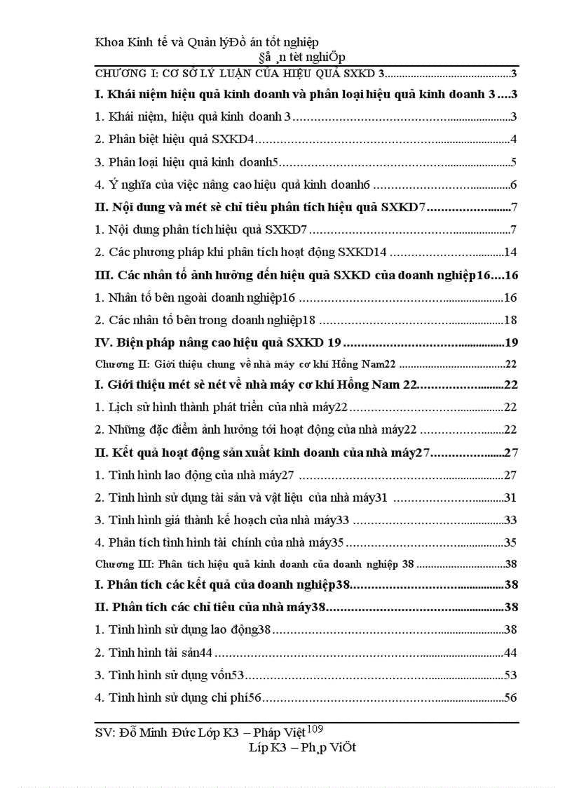 image for page Phân tích hiệu quả sản xuất kinh doanh và một số biện pháp nâng cao hiệu quả sản xuất của Nhà máy cơ khí Hồng Nam