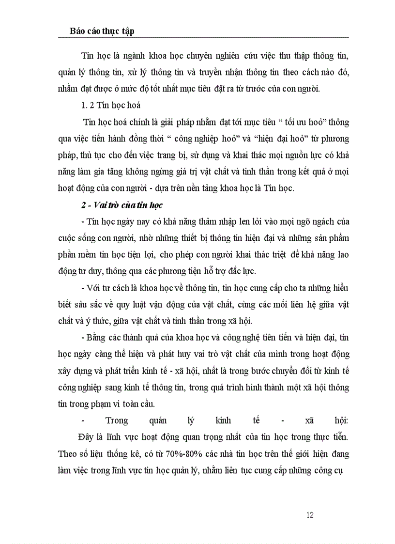 image for page Vai trò của tin học trong việc nâng cao hiệu quả quản lý nhà nước về công tác văn thư – lưu trữ