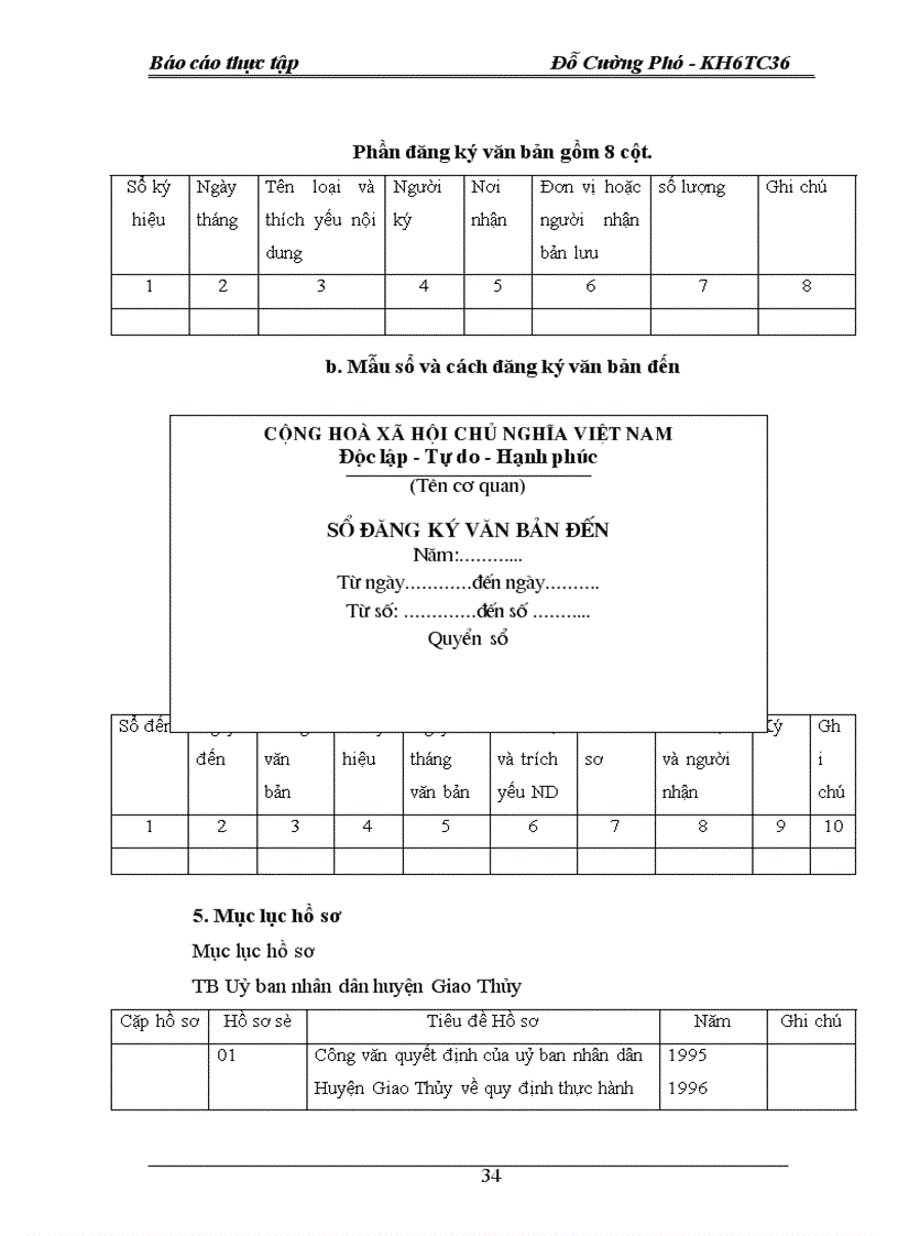 image for page Quá trình khảo sát, thực hiện công tác, văn thư, lưu trữ và quản trị văn phòng tại uỷ ban nhân dân xã Bình Hoà.