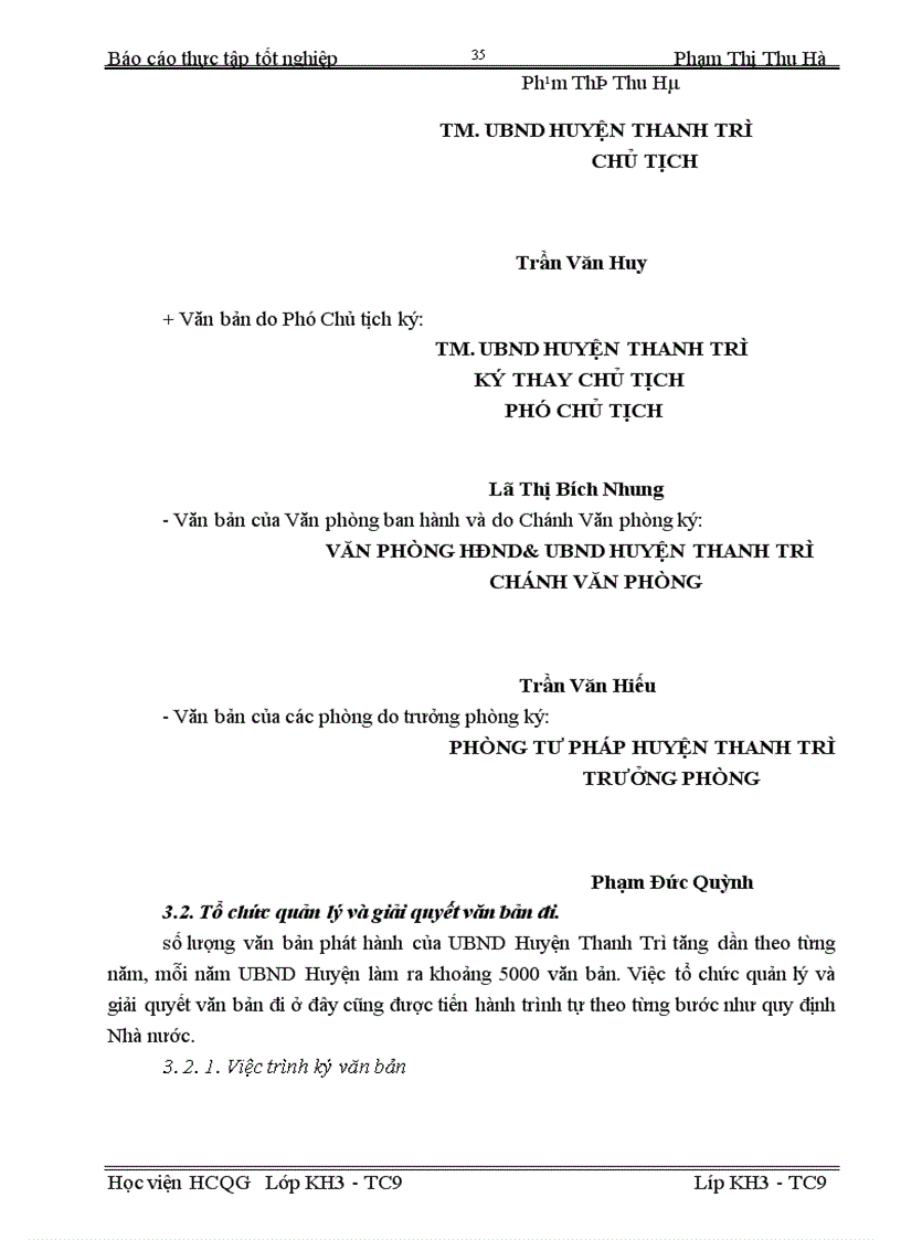 image for page Công tác văn thư của văn phòng hđnd & ubnd huyện thanh trì