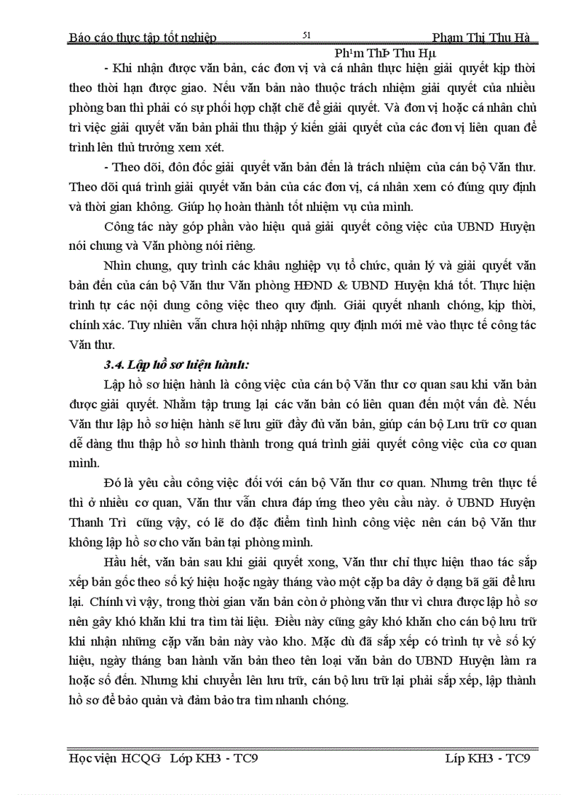 image for page Công tác văn thư của văn phòng hđnd & ubnd huyện thanh trì