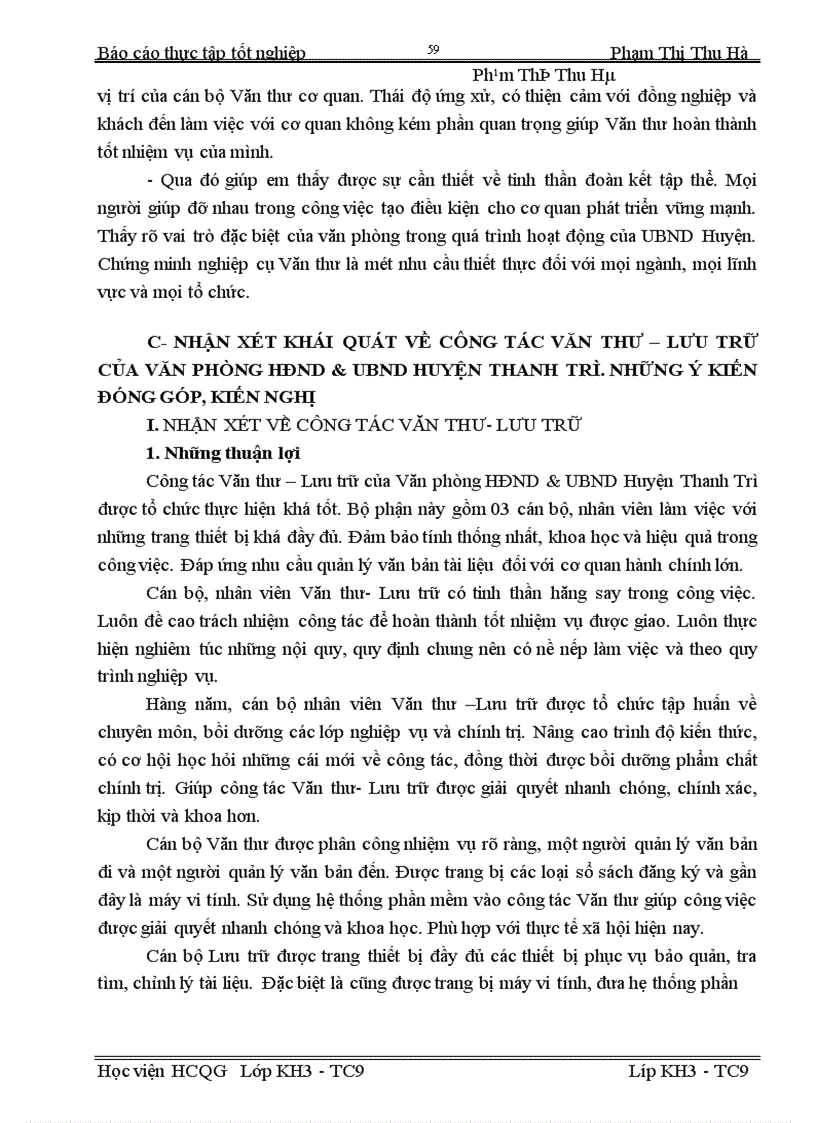 image for page Công tác văn thư của văn phòng hđnd & ubnd huyện thanh trì