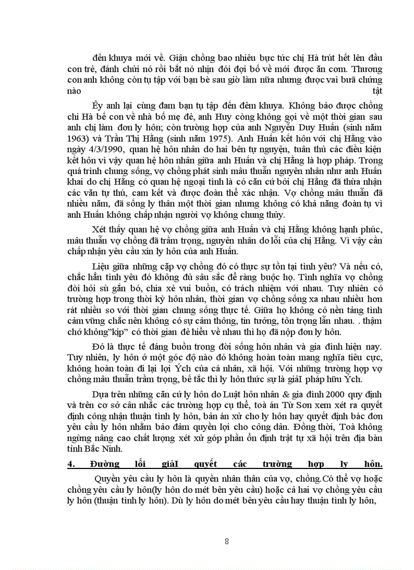 image for page Thực trạng ly hôn và một số giải pháp hạn chế ly hôn tại địa phương nơi thực tập tốt nghiệp