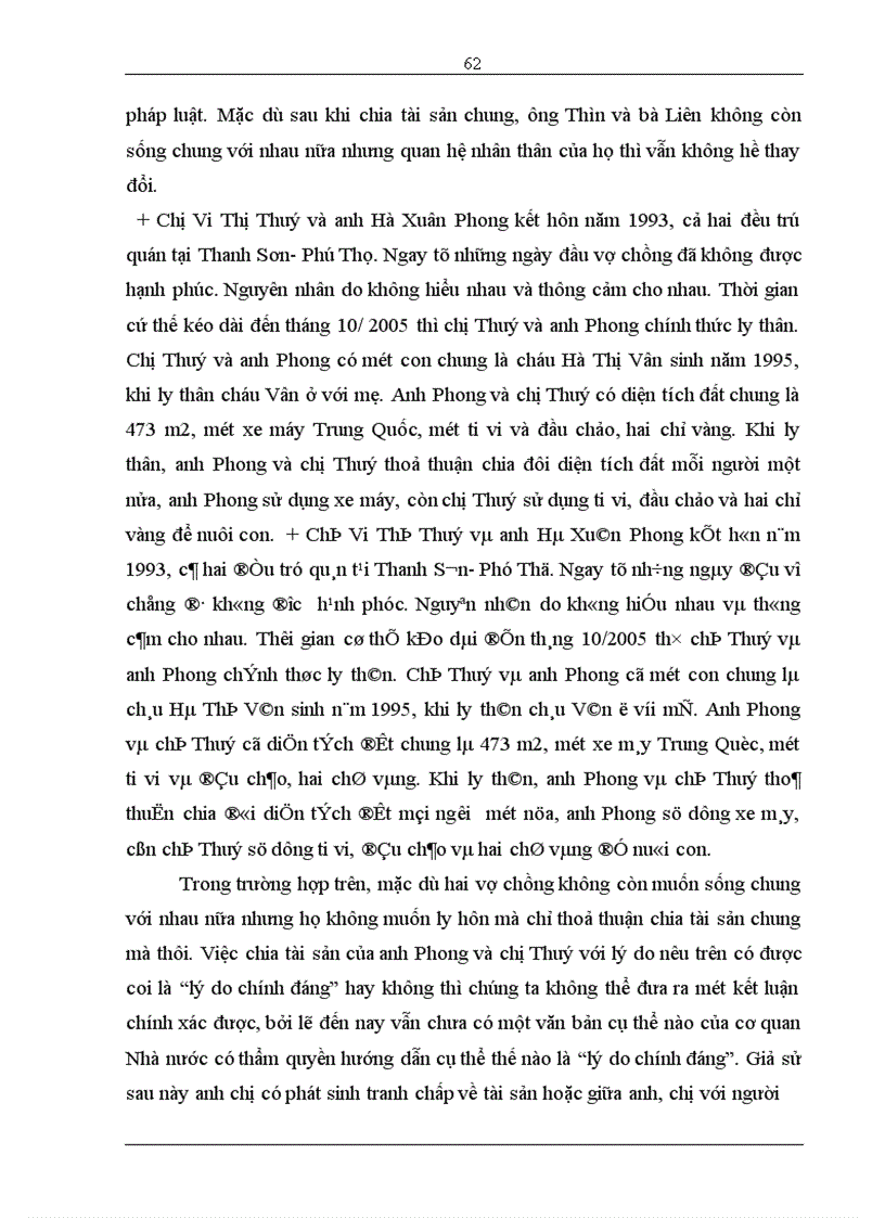 image for page Một số vấn đề chia tài sản chung của vợ chồng trong thời kỳ hôn nhân theo pháp luật HN&GĐ Việt Nam