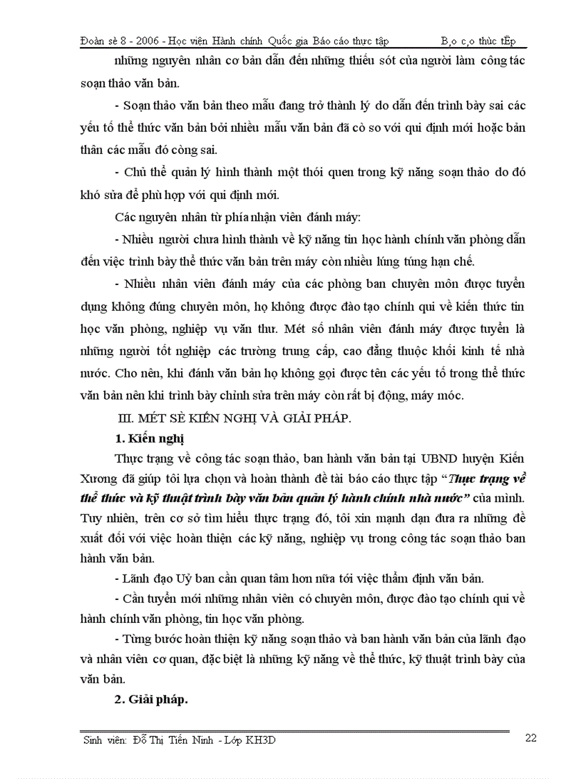 image for page Thể thức và kỹ thuật trình bày văn bản quản lý hành chính Nhà nước tại Uỷ ban nhân dân huyện Kiến Xương