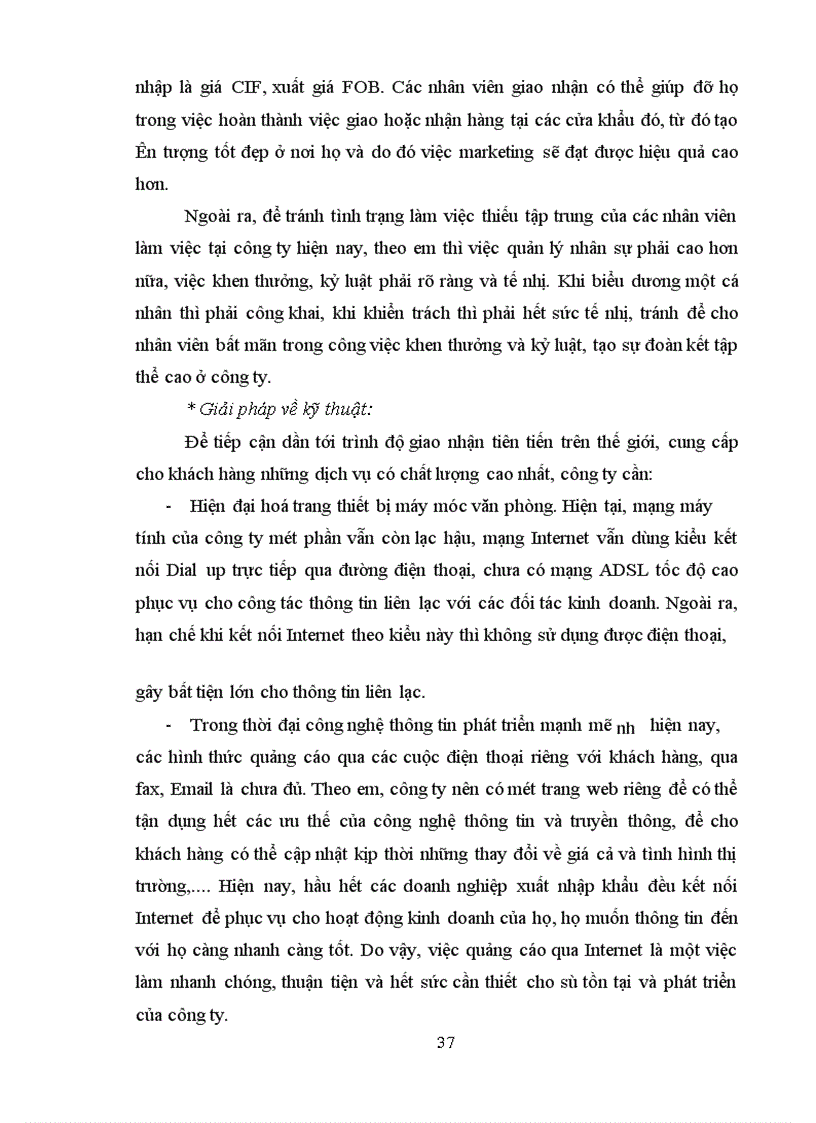 image for page Nghiệp vụ vận tải và giao nhận hàng hóa ở công ty siffco