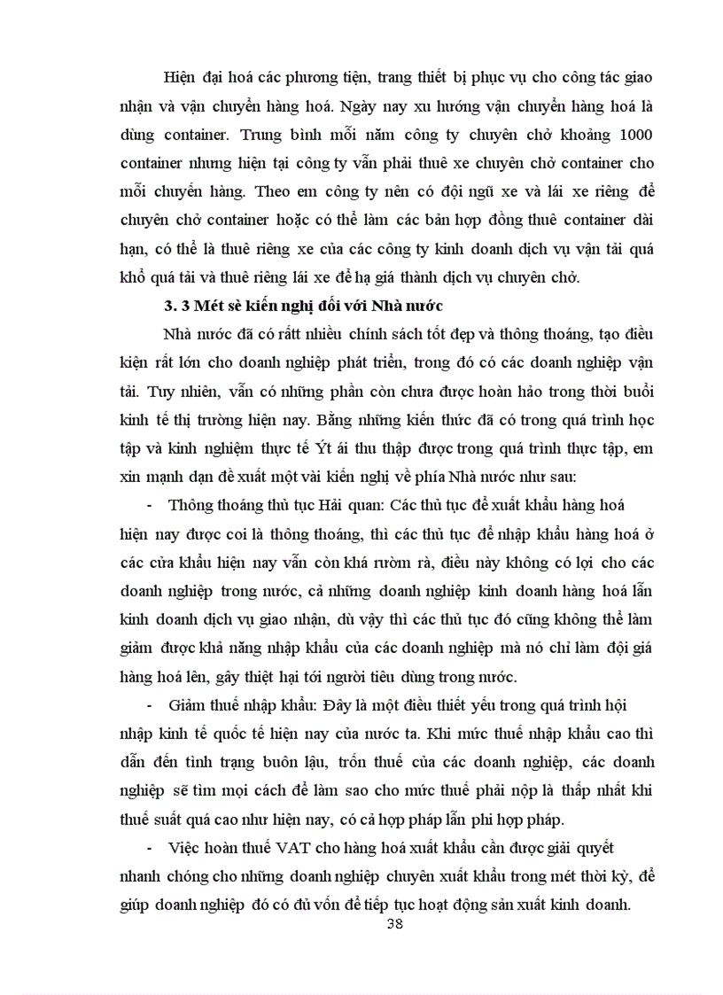 image for page Nghiệp vụ vận tải và giao nhận hàng hóa ở công ty siffco