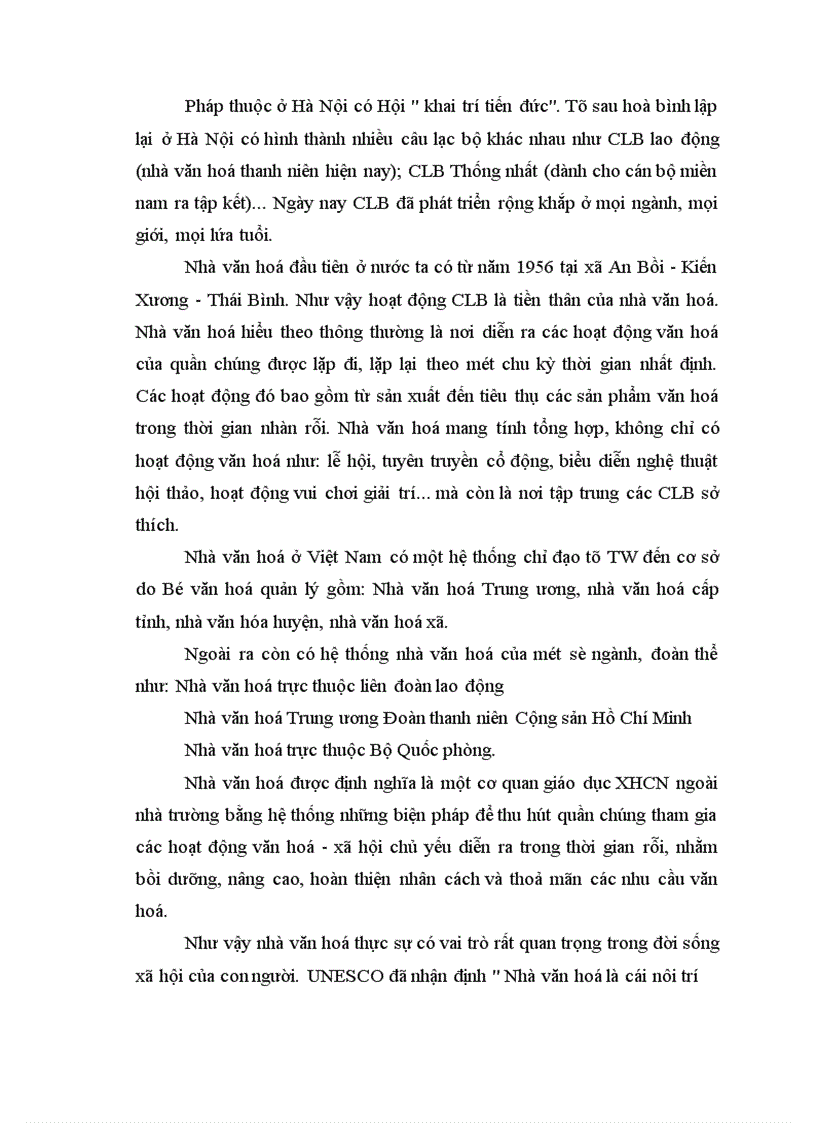 image for page Những biện pháp nhằm nâng cao hiệu quả quản lý và tổ chức hoạt động của Nhà văn hoá Học sinh - Sinh viên Hà Nội trong giai đoạn hiện nay