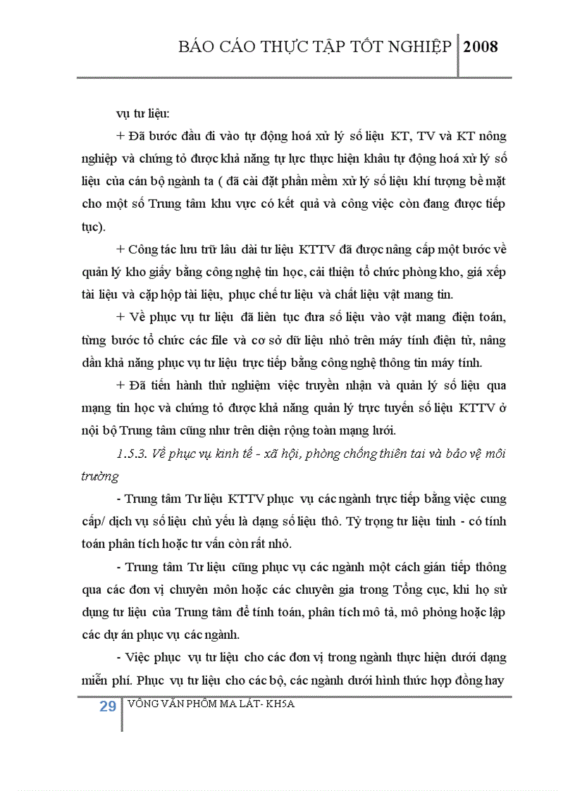 image for page Tìm hiều về cơ cấu tổ chức, chúc năng nhiệm vụ của Trung tâm tư liệu khí tượng thủy văn