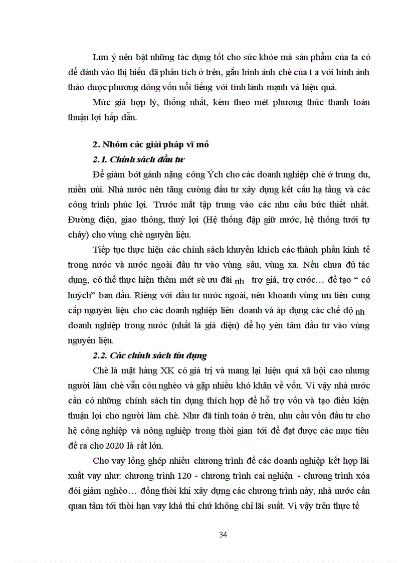 image for page Một số giải pháp nâng cao giá trị chè xuất khẩu và mở rộng thị trường xuất khẩu chè tại Công ty Xuất nhập khẩu Lạng Sơn