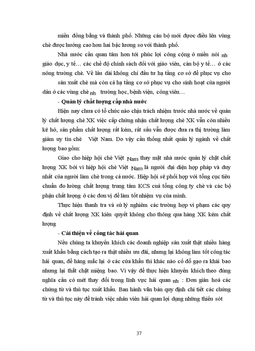 image for page Một số giải pháp nâng cao giá trị chè xuất khẩu và mở rộng thị trường xuất khẩu chè tại Công ty Xuất nhập khẩu Lạng Sơn