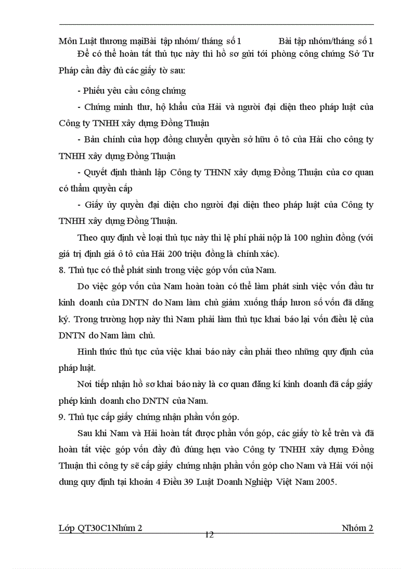 image for page Bài tập tình huống môn Luật thương mại